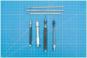 Stiftbohrer und bestückte Bohrerklöbchen