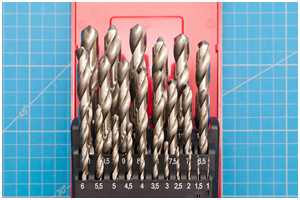 Spiralbohrer 1 bis 13 mmm in 0,5-mm-Abstufung