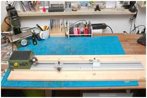 Spitzenweite der Drechselbank verlängern