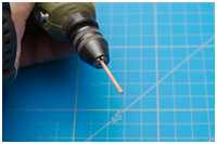 d&uuml;nne Rundh&ouml;lzer schleifen