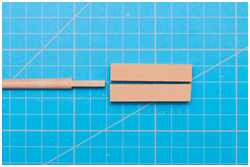 Details spaltfrei mit Rundhölzern verkleben