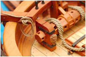 Taue versteift mit Ballenmattierung