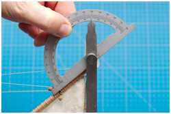 Verwendung eines Gradmessers