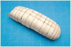 Farbmarkierungen als Schleifhilfe