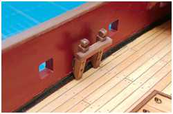 Kerbung an Holzstützen