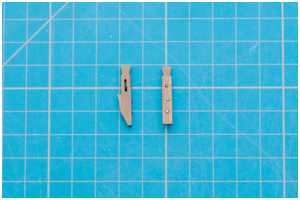 Kerbung an Holzstützen