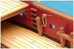 Kerbung an Holzstützen