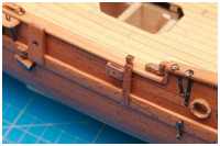 Kerbung an Holzstützen