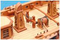 Kerbung an Holzstützen