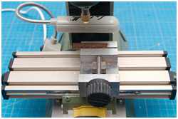 ... oder hinter der Spindel